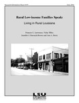 Rural Low-income Families Speak: Living in Rural Louisiana (Research Information Sheet # 109)