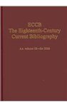 The Eighteenth-Century Current Bibliography (Volume 31) by Kevin L. Cope and Robert C. Leitz III