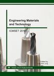 Engineering Materials and Technology: ICMSET 2016 by Jongwon Jung