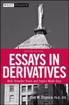 Essays in Derivatives: Risk-Transfer Tools and Topics Made Easy by Don M. Chance