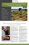 2021 Annual Report by Louisiana Rice Research Board and LSU AgCenter